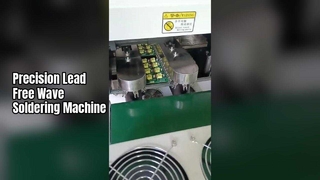 Mini machine automatique de soudure de vague sans plomb de précision de trou traversant de carte PCB de double onde de SMToSlder