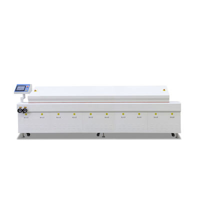 Machine de soudure par refusion SMT à 8 zones avec contrôle PLC à écran tactile