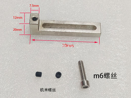 Porteur de type L en acier inoxydable et broche de support pour imprimante semi-automatique de pâte à souder