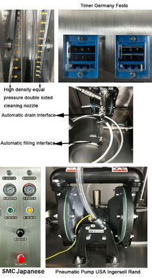 Machine de nettoyage automatique à pochoir SMT hors ligne Pneumatique 40L